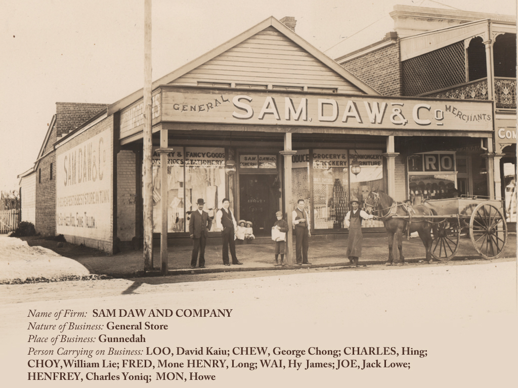 Sam Daw & Co, historic Chinese owned General Store in Gunnedah NSW